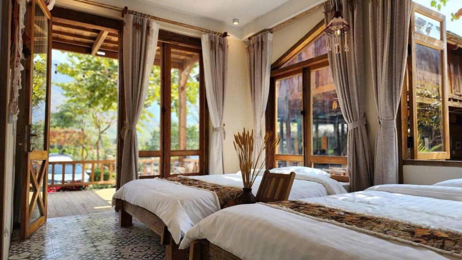 Mai Chau 4 Seasons Bungalow & Hotel Ngoại thất bức ảnh